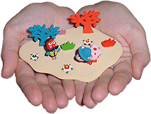 Zebedee & Ermintrude Mini Scene